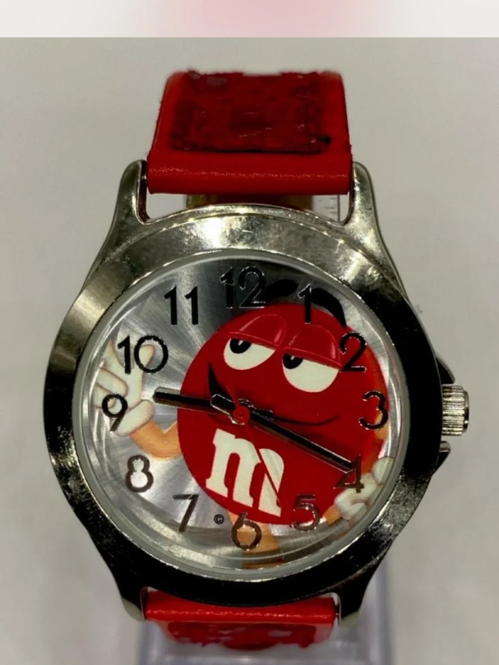 Men’s ^^^ M&M'S Ruby Red Analog Watch  / Red Character Dial “ Collectors ***